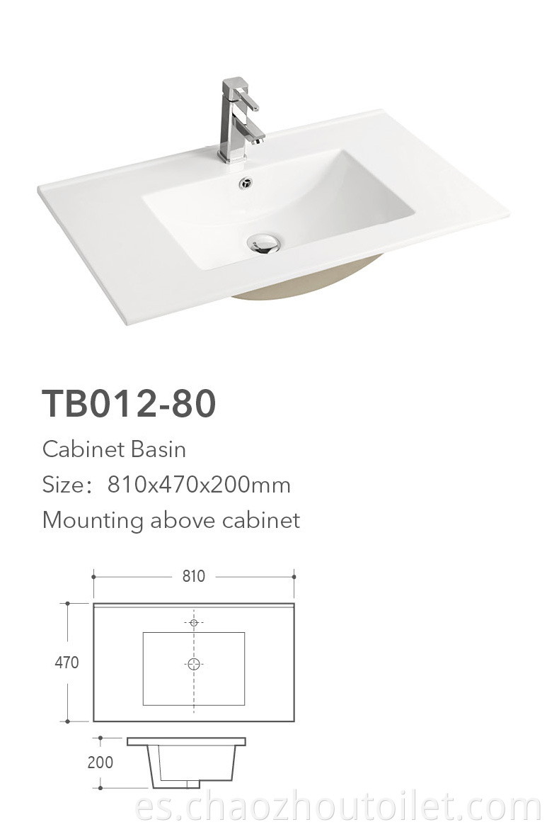 Tb012 80 Cabinet Basin